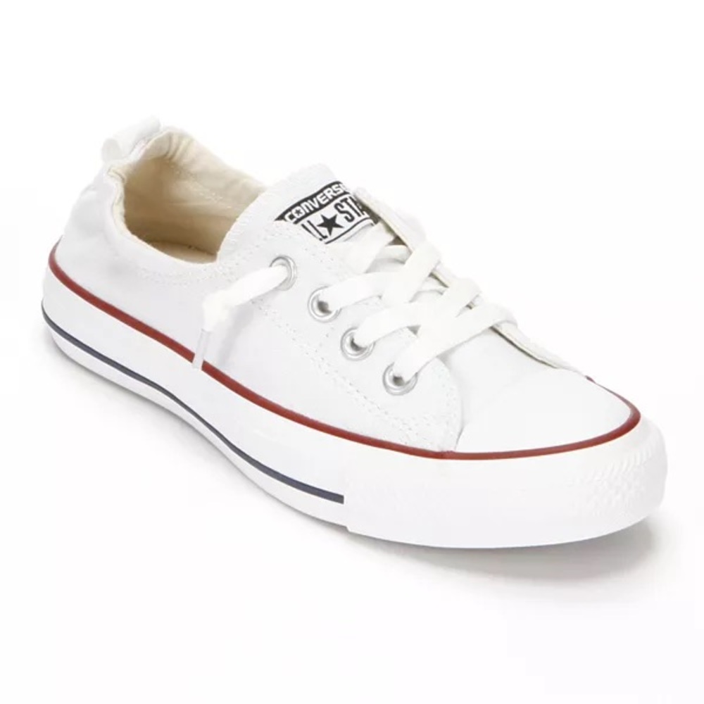 white converse slip on’s